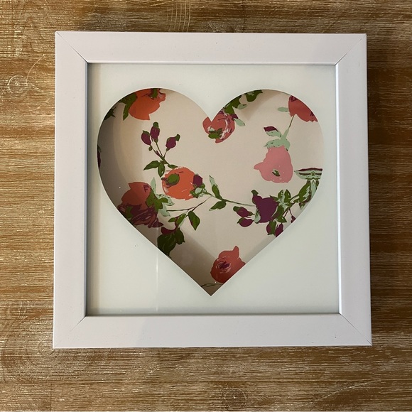 Opalhouse Wall Decor Opalhouse Floral Heart Wall Art Poshmark